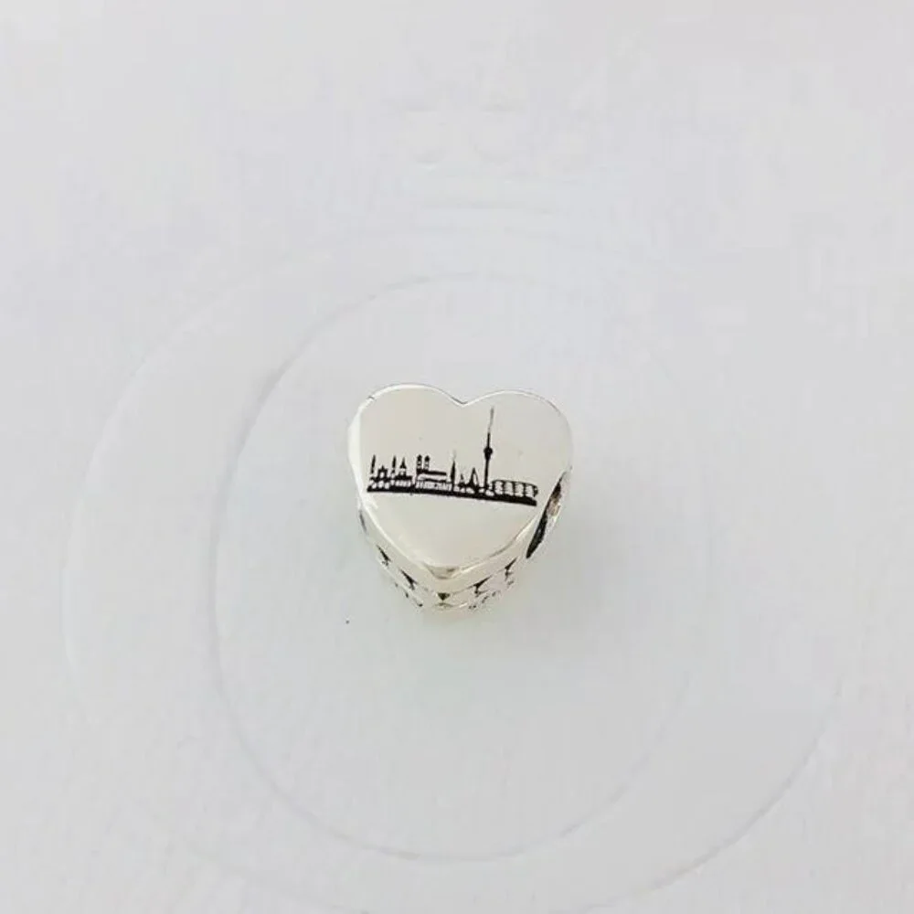Pandora Munich skyline sterling silver charm S925 Sterling silver Jewelry - Picture 1 of 3